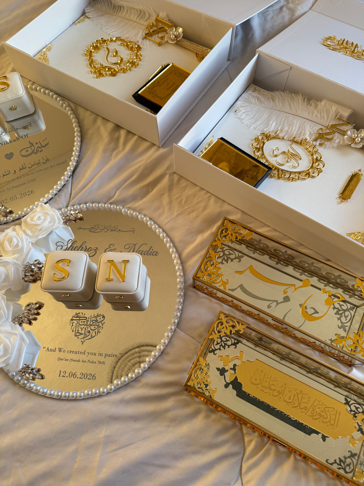 A4 Nikkah Certificate ~ Feather Pen ~ Certificate folder ~ nikkah booklet - nikkah box