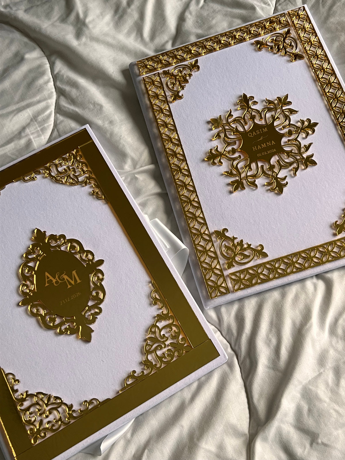 A4 Nikkah booklet - wedding folder - personalised nikkah nama booklet - certificate holder