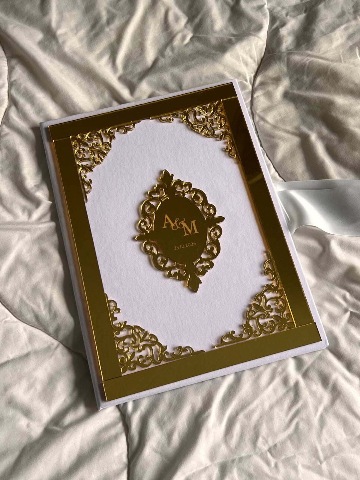 A4 Nikkah booklet - wedding folder - personalised nikkah nama booklet - certificate holder