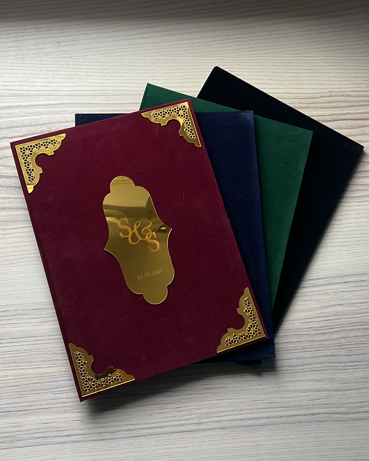 A4/A3 Nikkah booklet - personalised wedding folder - certificate holder