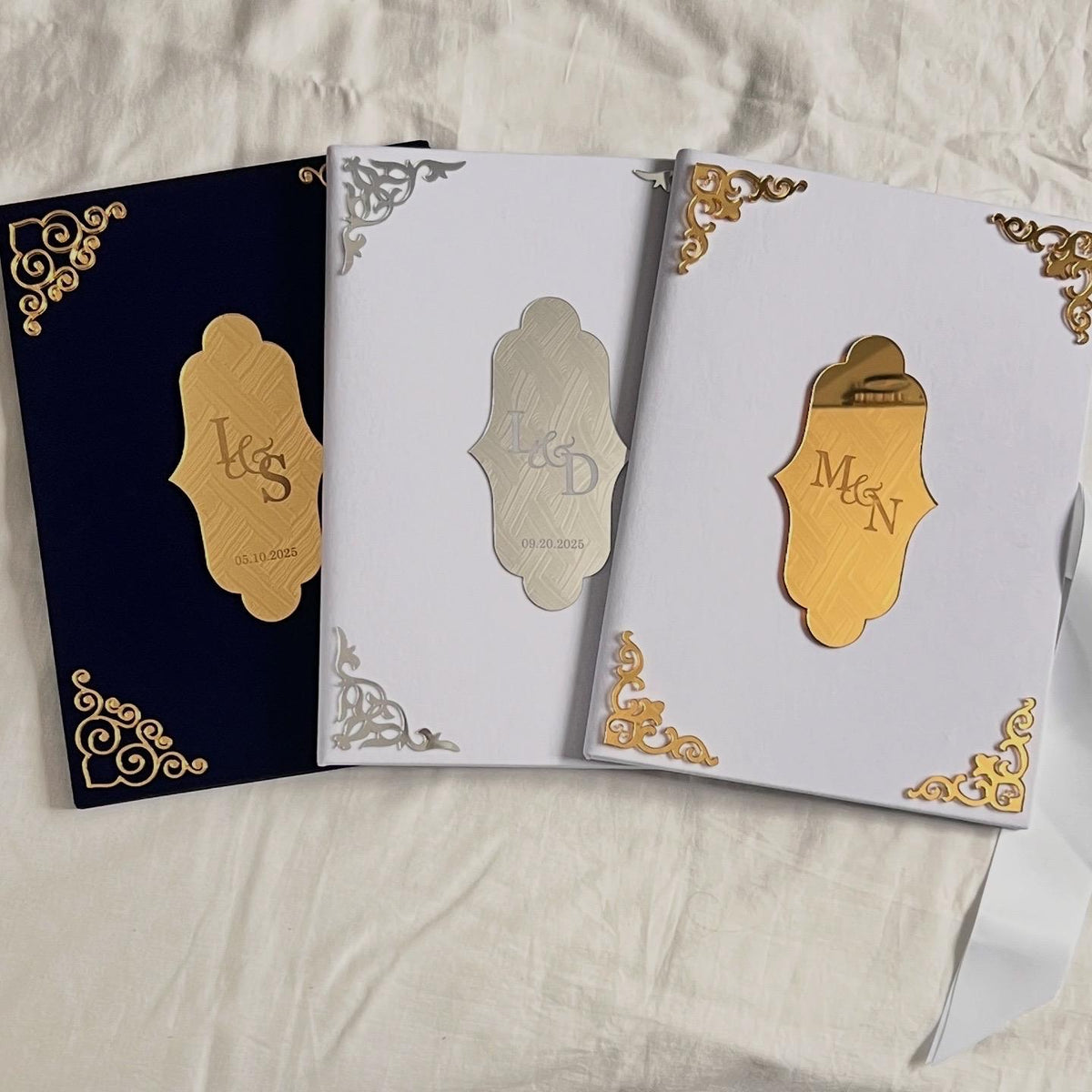 A4/A3 Nikkah booklet - personalised wedding folder - certificate holder