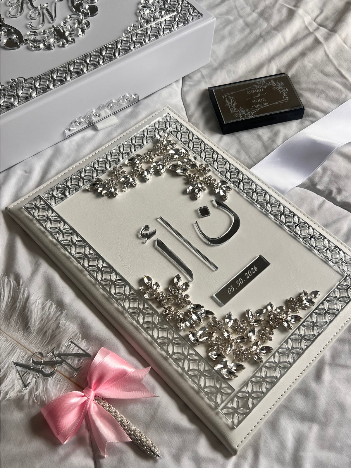 A4 Nikkah Certificate ~ Feather Pen ~ Certificate folder ~ nikkah booklet - nikkah box