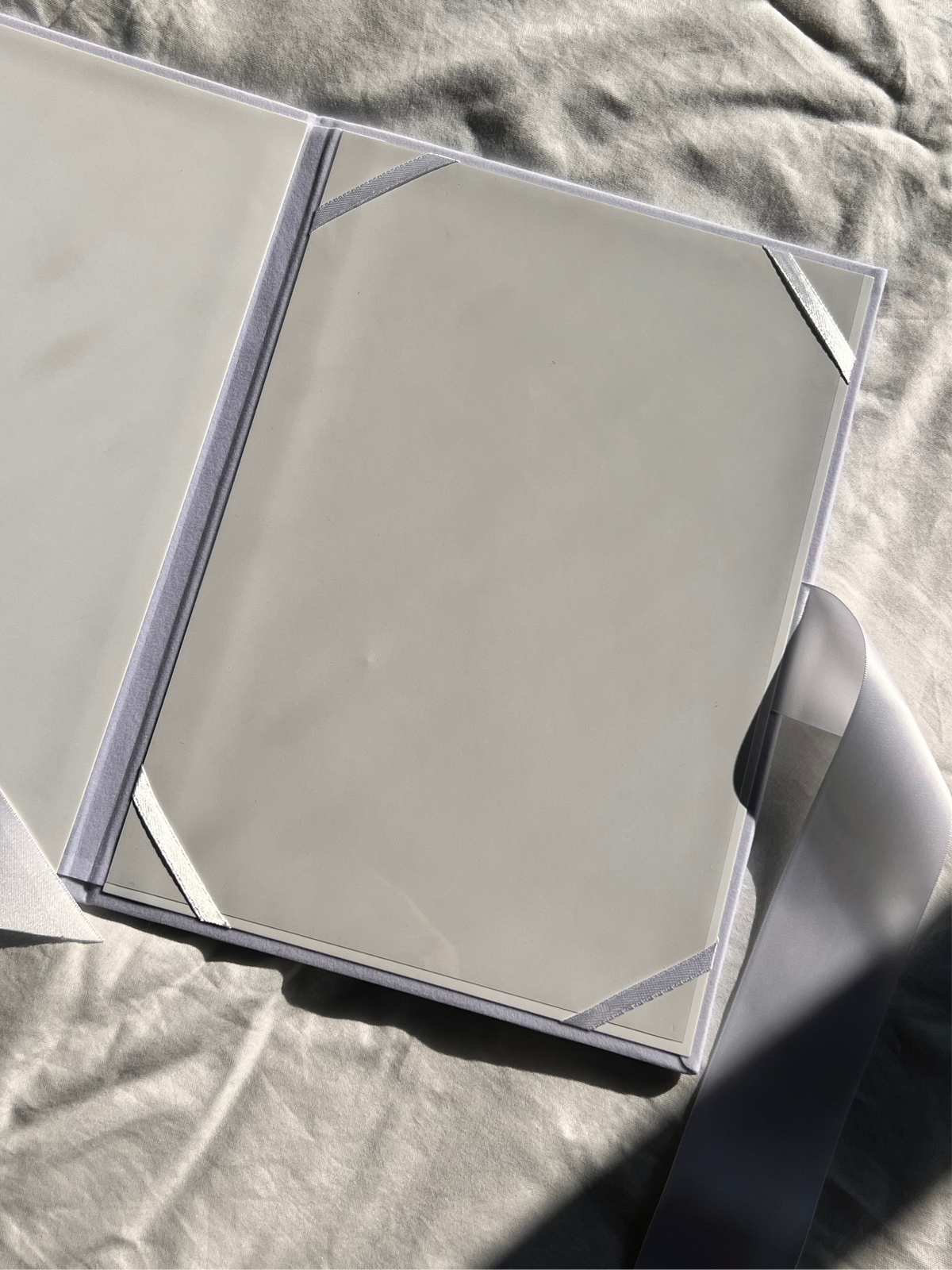 A4 Nikkah booklet - personalised wedding velvet folder - a4 certificate holder