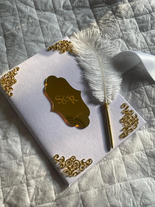 A4/A3 Nikkah booklet - personalised wedding folder - certificate holder