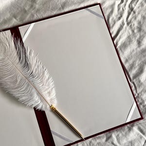 A4 Nikkah booklet - personalised wedding folder - certificate holder